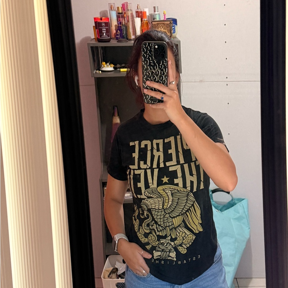 Black and Gold Graphic T-Shirt